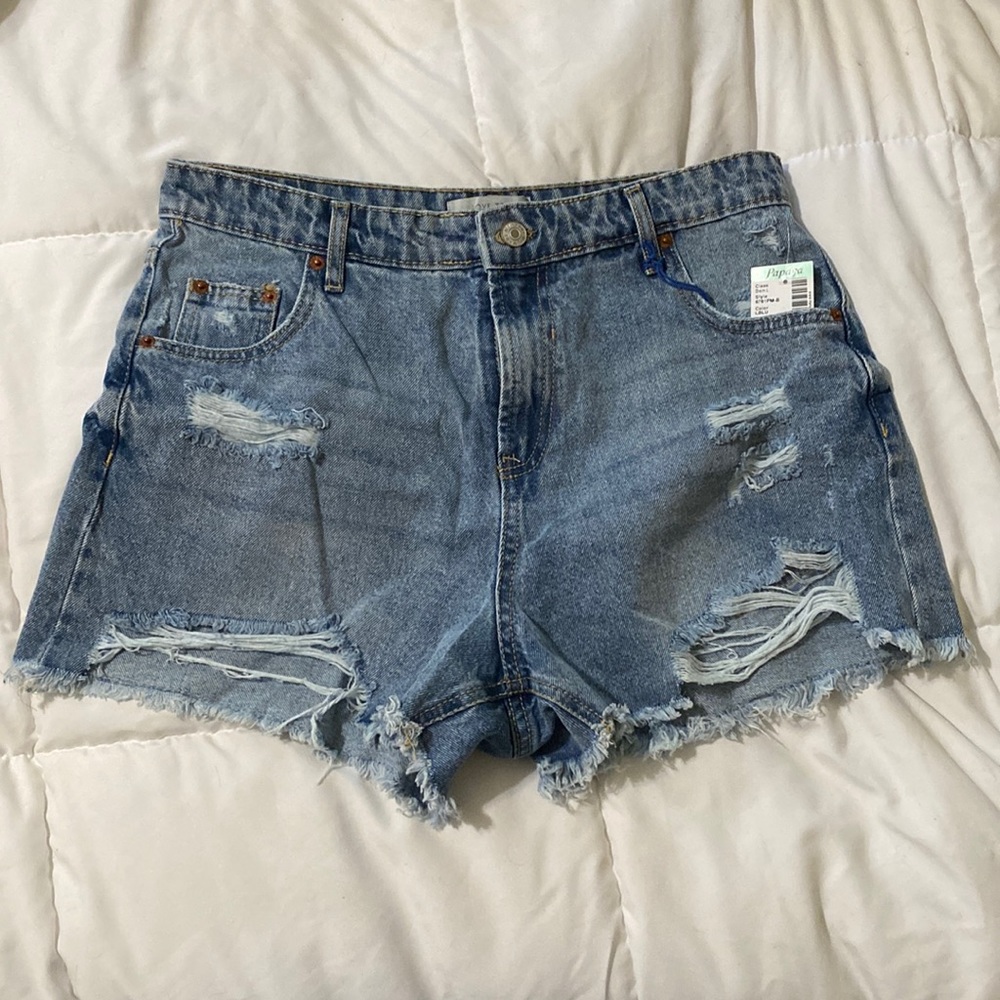 Denim shorts
